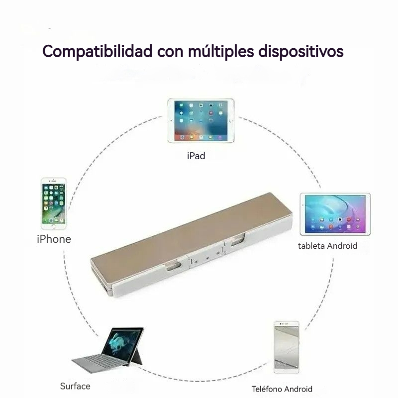 Teclado Bluetooth Plegable Universal