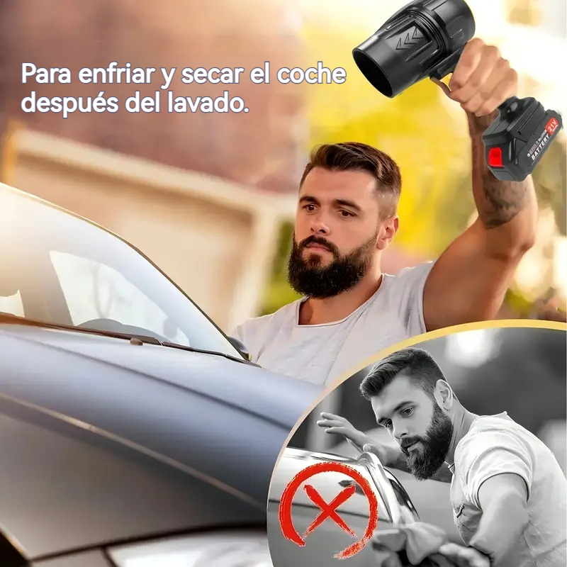 Soplador Turbo Portátil Recargable