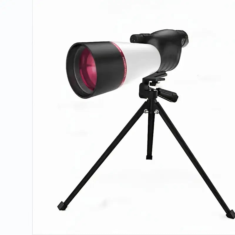 Telescopio Portátil 75x60 con Trípode y Adaptador para Teléfono