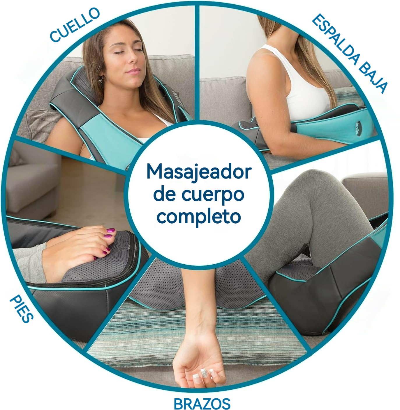 Masajeador Shiatsu Nuvvo