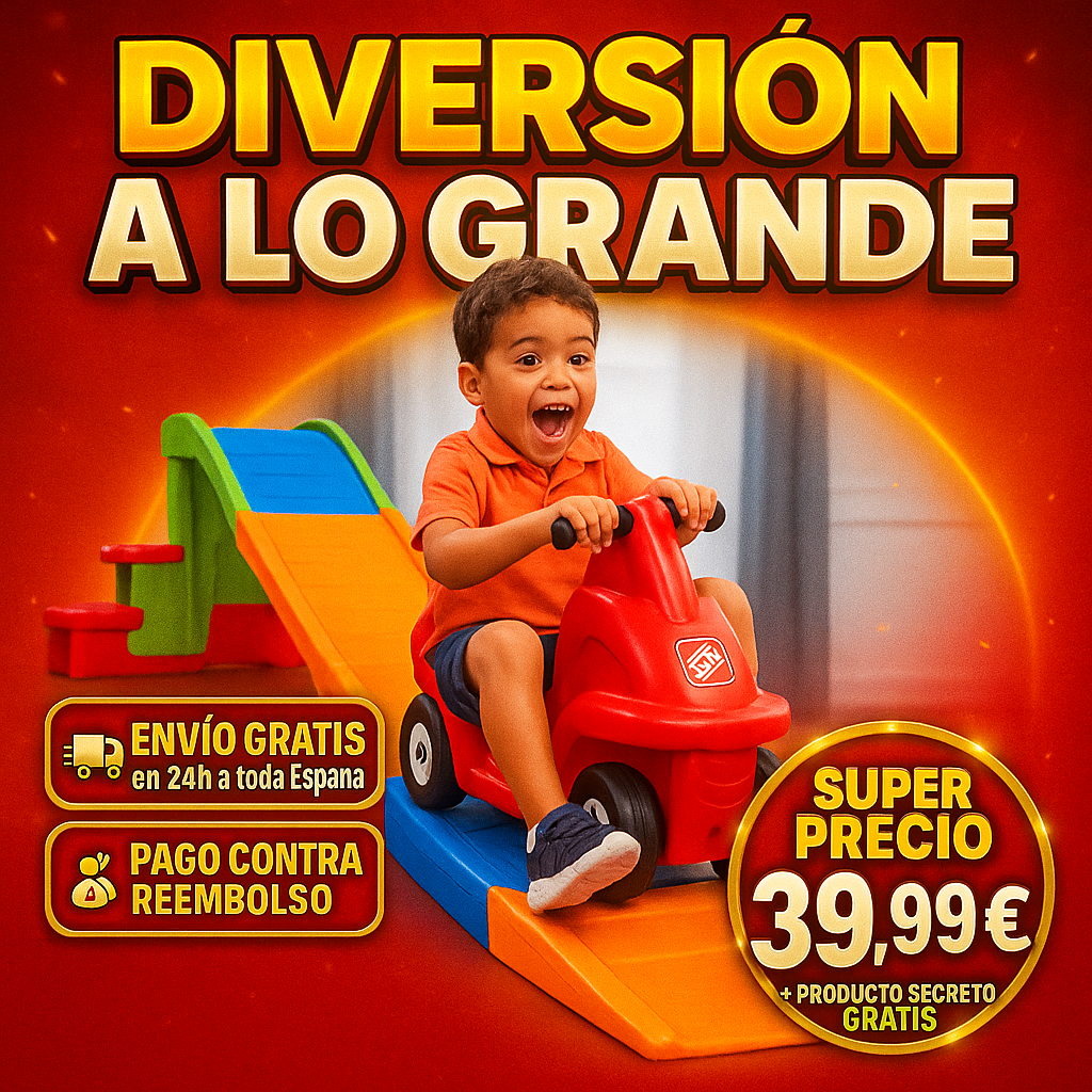 Montaña rusa infantil