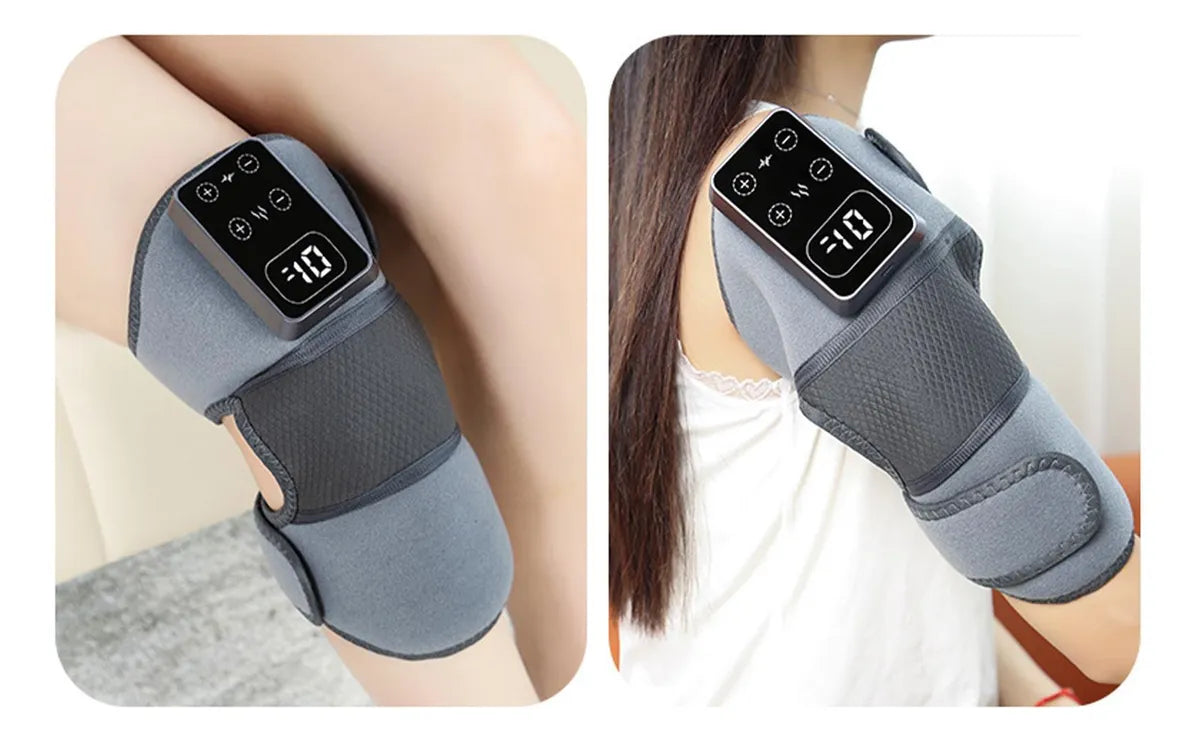 Almohadilla térmica con masajeador inteligente para rodilla