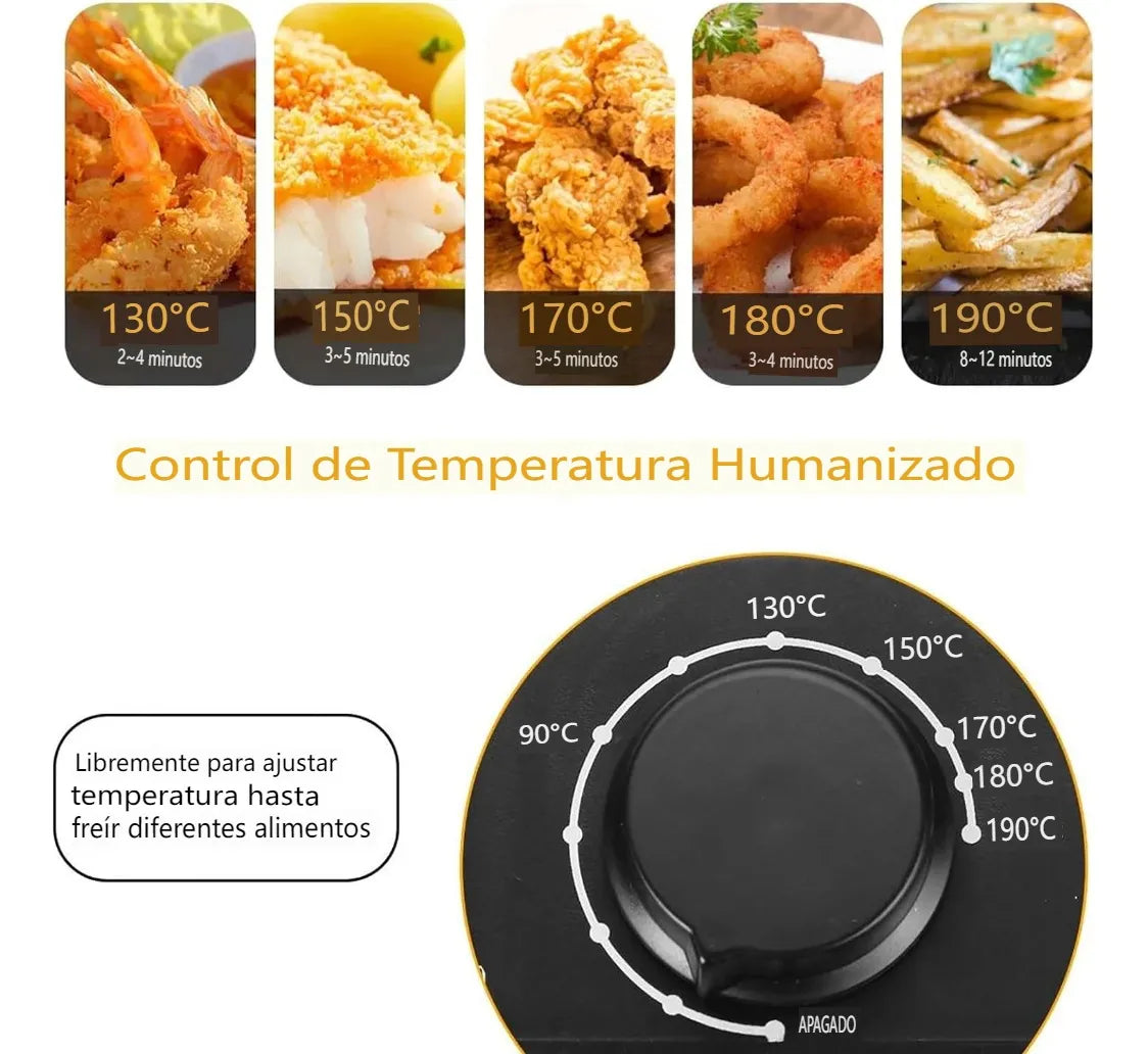 Freidora Eléctrica Automática de Acero Inoxidable – 5 L