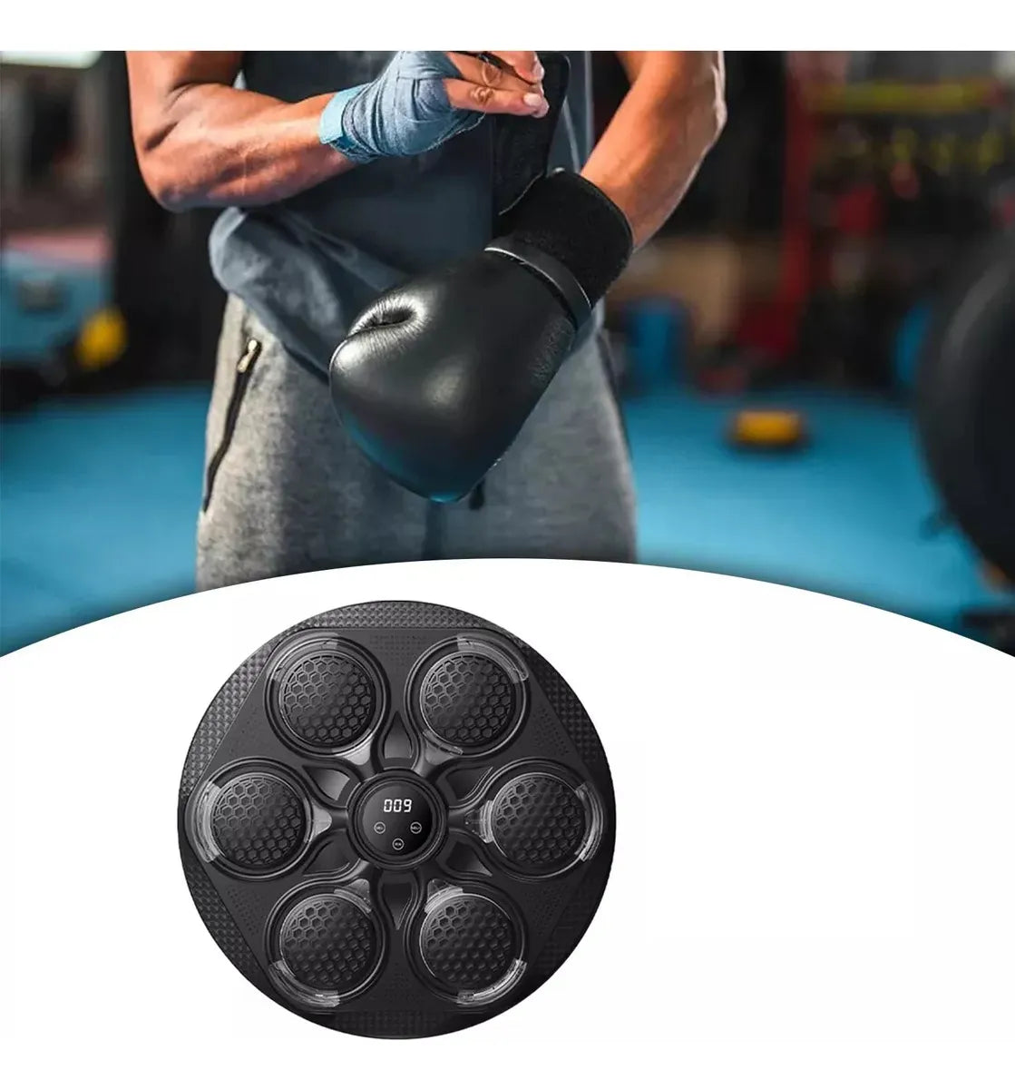 Sistema de Entrenamiento de Boxeo Interactivo con Detección de Golpes, y Luz LED