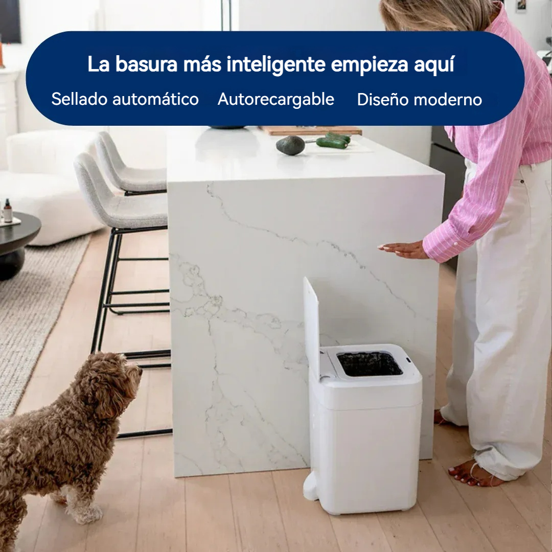 Basurero Inteligente con Autocierre y Recambio Automático