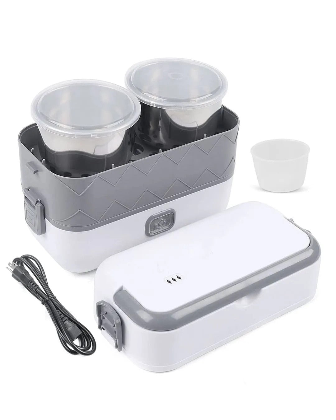 Lonchera Eléctrica 4 en 1 + Vaso Térmico con Parlante Bluetooth