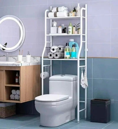 Estante Vertical de Almacenamiento 3 Niveles para Baño / lavadero