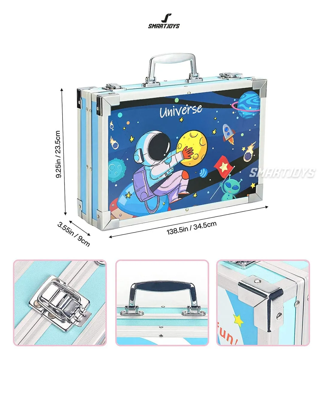 Kit De Arte Con Maleta De Lujo 145 Piezas