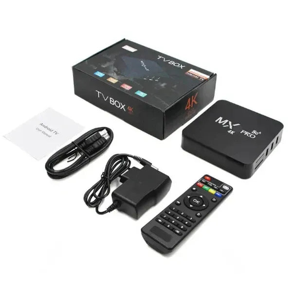 V Box con +1500 Canales, Streaming y Apps sin límites