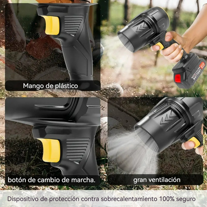 Soplador Turbo Portátil Recargable