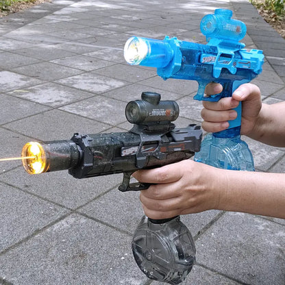 Pistola de Agua Eléctrica con Llama