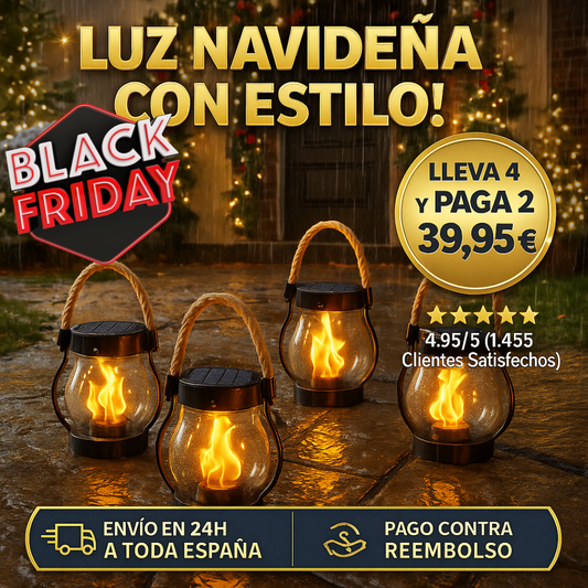 4x2 - Ya no más lamparás aburridas y con cables, con estas lamparas solares tendrás estilo unico y luz toda la noche sin cables