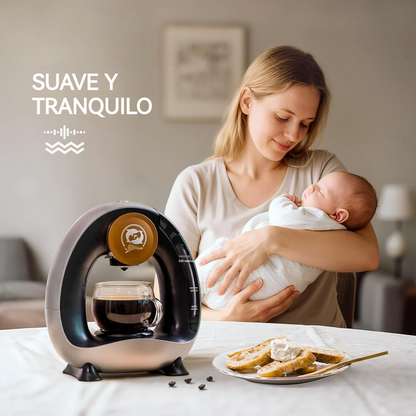 Cafetera de una porción preparación en 1 minuto