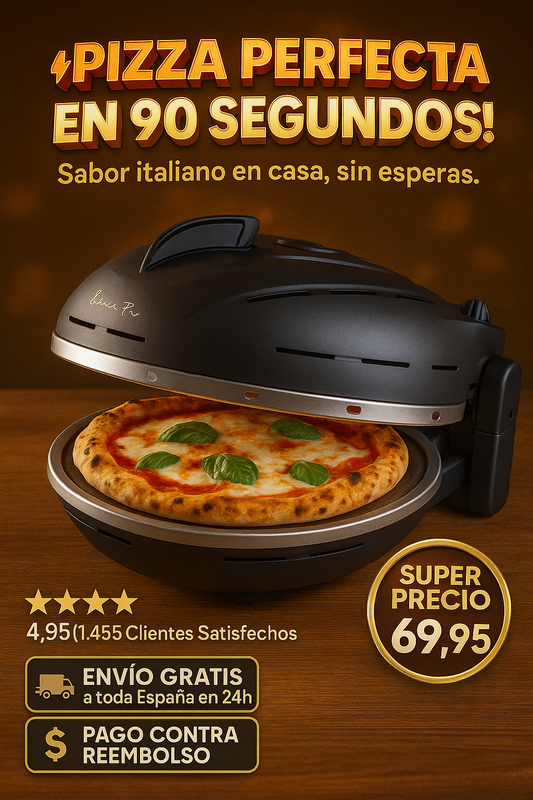 Horno para pizza - Tu pizza napolitana en 90 segundos desde casa