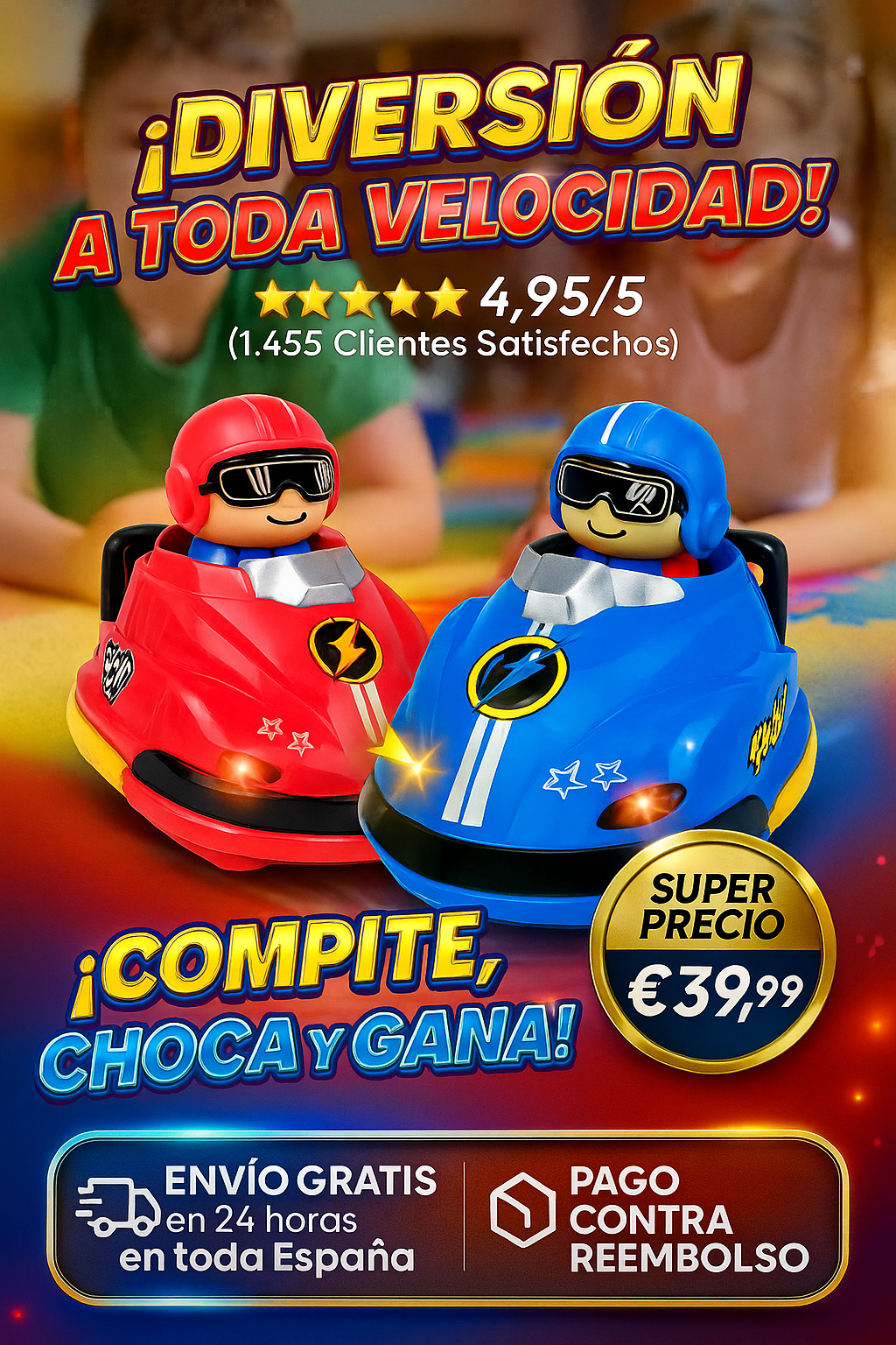 Carros Chocones a Control Remoto