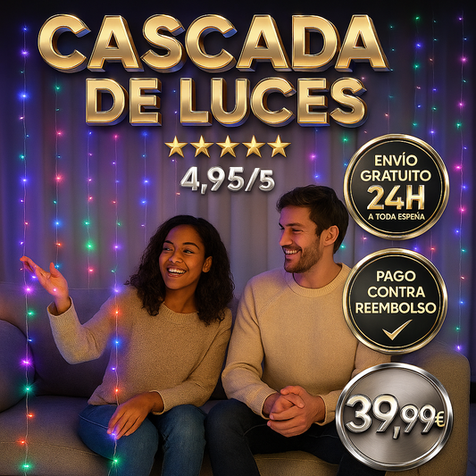 Cascada de luces