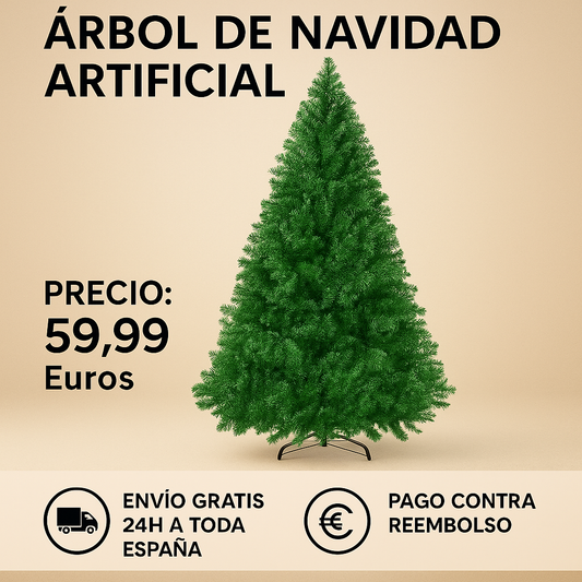 Árbol de Navidad artificial Best Choice Products, diseño de pino premium sin iluminación de 1,8 m, ramas densas, decoración navideña realista y fácil montaje - Pino esmerilado