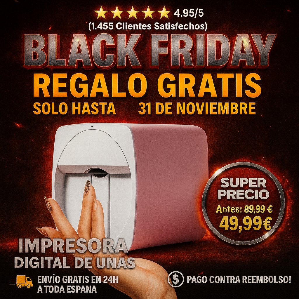 Esperas horas e incluso días por una cita de uñas, con esta máquina que imprime diseños en segundos desde casa ¡ESO SE ACABÓ!