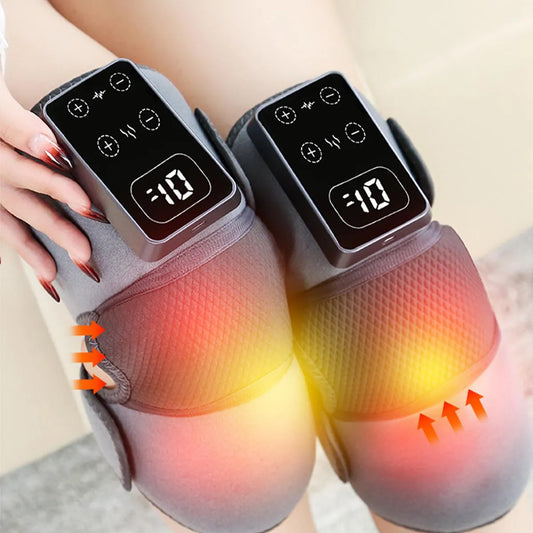 Almohadilla térmica con masajeador inteligente para rodilla