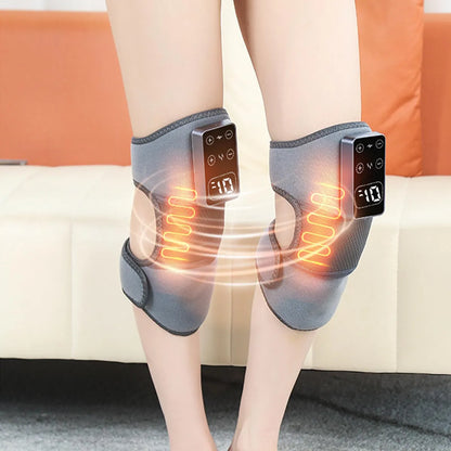 Almohadilla térmica con masajeador inteligente para rodilla