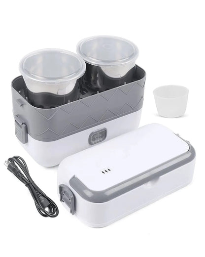 Lonchera Eléctrica 4 en 1 + Vaso Térmico con Parlante Bluetooth