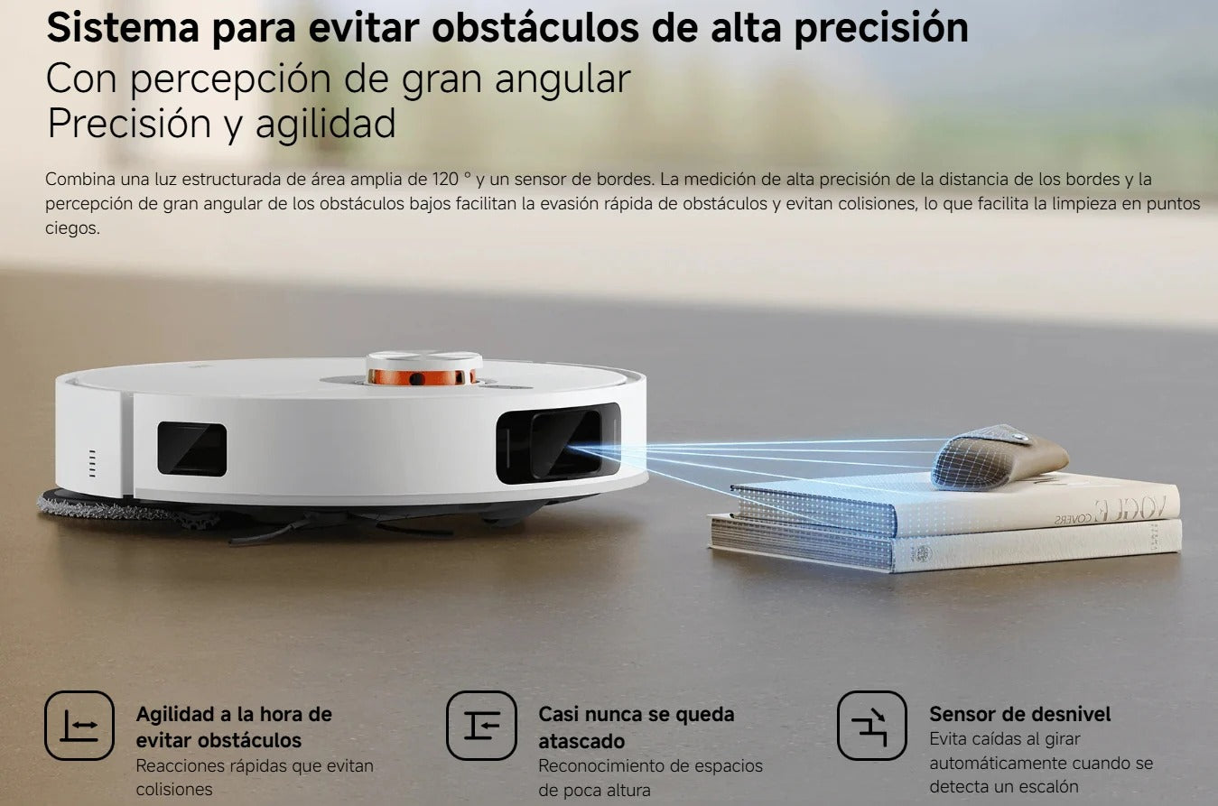 Aspiradora RoboSpark 3 en 1 – Limpieza automática, silenciosa y sin enredos