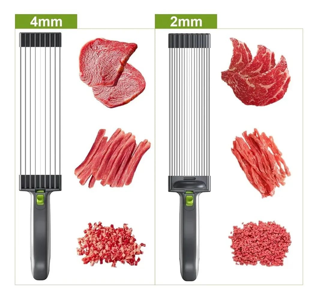 Rebanador de carne de acero inoxidable para el hogar