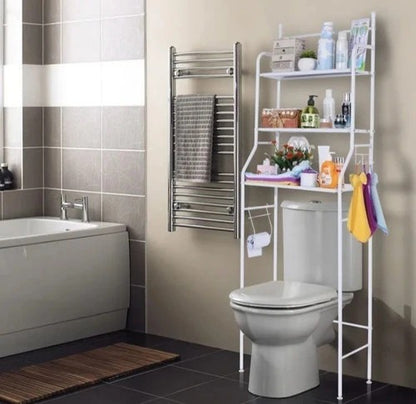 Estante Vertical de Almacenamiento 3 Niveles para Baño / lavadero