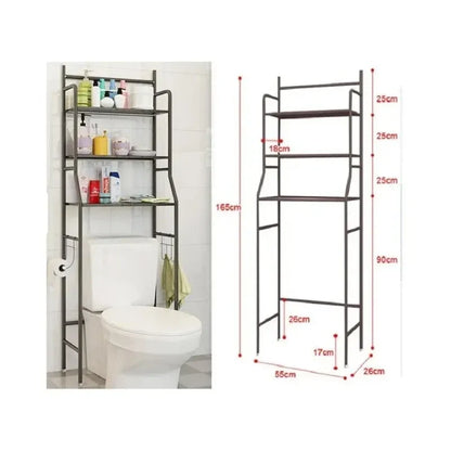 Estante Vertical de Almacenamiento 3 Niveles para Baño / lavadero